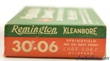 Post War Remington Kleanbore Hi-Speed 30-06 Ammo 180 Gr Soft Point - 5 of 7