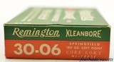 Post War Remington Kleanbore Hi-Speed 30-06 Ammo 180 Gr Soft Point - 3 of 7