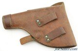 WWI/ WWII Swedish Husqvarna M1907 Leather Holster - 2 of 4