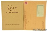 1932 Colt Firearms Gun Catalog with Price List Sent to Monmouth Maine - 1 of 6