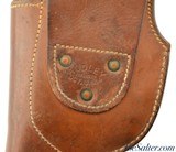 Audley Safety Holster Tan RH S&W 6" 1914 - 3 of 4