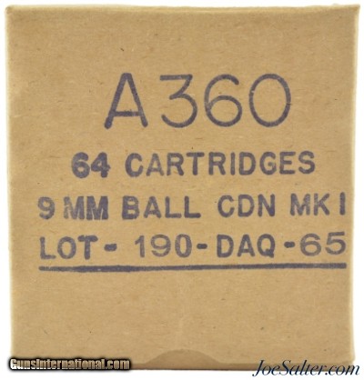 Canadian Dominion 9MM Nato Ammunition 64 Round Box