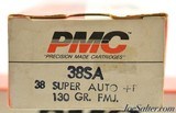PMC .38 Super +p 130gr. FMJ Round Nose ammunition 100 Rounds - 2 of 3