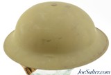 WWII Canadian Mk2 Helmet G.S.W. 1942 Dated - 2 of 4