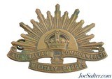 WWII Australian Commonwealth Military Forces Cap Badge - 1 of 2