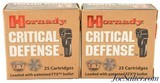 Hornady Critical Defense 9mm Luger 115 GR FTX 50 Rounds Ammo - 1 of 3