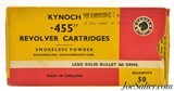 Kynoch .455" Webley Revolver Cartridges 50 Rnds - 1 of 6