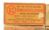 Collectors Lot 25 ACP Ammo Peters, Winchester, US Cart Co. & Rem-UMC - 5 of 6