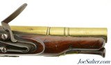 Shortened British Brass-Barreled Flintlock Pistol by Williams - 4 of 14