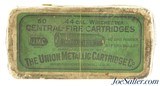 UMC 44 Winchester 44-40 Ammo Model 1873 "Central" Fire "44 C.F.W" Head Stamp
