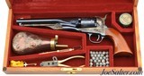 Cased Colt 1861 Navy 36 Cal. BP Percussion Cimarron Uberti W/ Extras LNIB