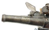 Scarce Short Barreled Queen Anne Pistol By Michael Strutt of London - 9 of 12