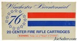 Winchester 76 Bicentennial Commemorative Box 30-30 Ammo Silvertip