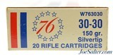 Winchester 76 Bicentennial Commemorative Box 30-30 Ammo Silvertip - 4 of 7