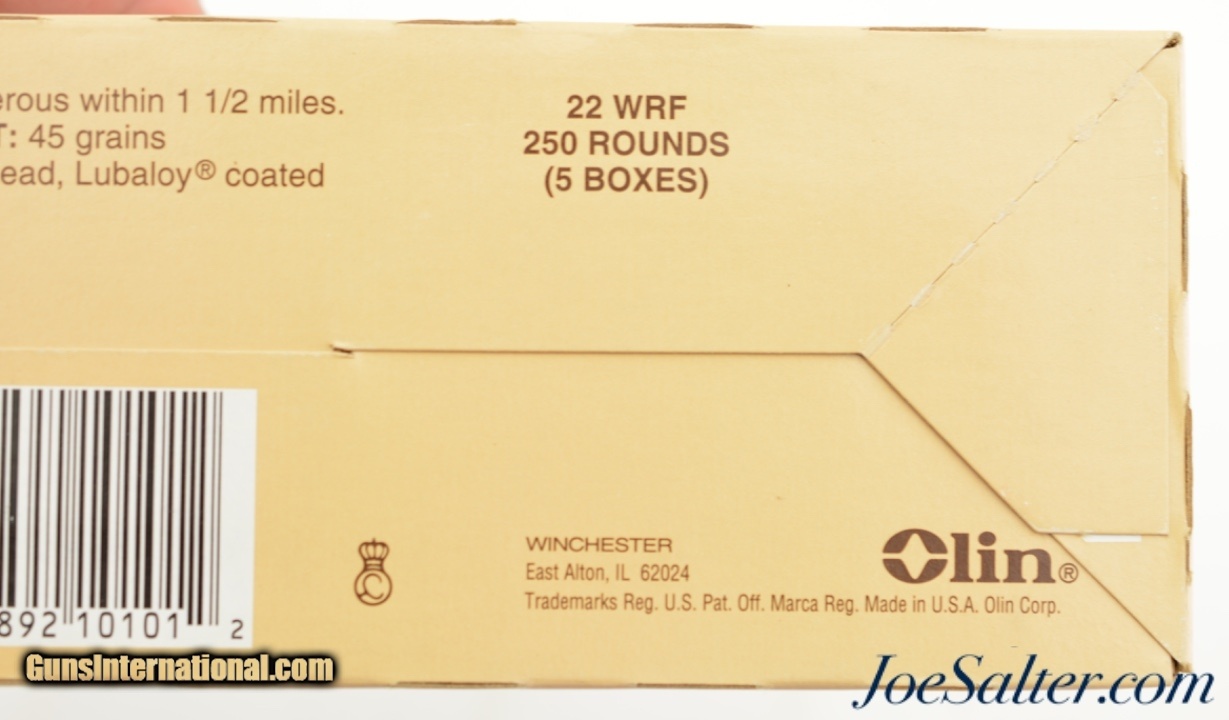 Winchester Limited Edition 22 WRF Rimfire Ammunition 250rnds for sale