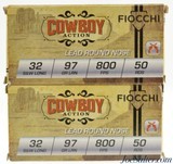 Fiocchi 32 S&W Long 97 Grain LRN Cowboy Action 100rds 32SWLL