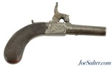 British Small Frame Percussion Turn-Off Pistol by Perrins & Son of Windsor