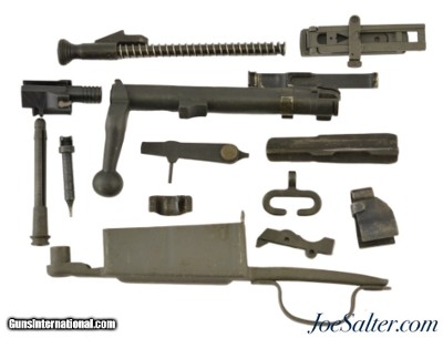 Lot of Springfield Model 1903 + 03A3 Small Parts Bolt Body, Rear Sight Etc