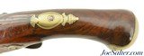 London Marked Brass Barreled Flintlock Pistol - 8 of 13