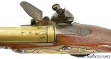 London Marked Brass Barreled Flintlock Pistol - 9 of 13
