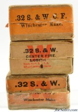Winchester "Picture" Box Ammo Collection 32 S&W 3 Full Boxes - 2 of 3