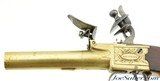 Lovely Pair of All Brass London Flintlock Turn-Off Pistols by Edward Dutton - 15 of 15