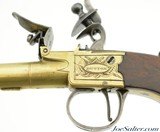 Lovely Pair of All Brass London Flintlock Turn-Off Pistols by Edward Dutton - 14 of 15