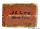 Full Box UMC 38 Long Rim Fire Black Powder Ammo "Fabric" Box - 5 of 7