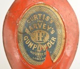 Antique large Curtis and Harvey's Gunpowder London FF Powder Flask - 5 of 5