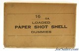 USGI Sealed! Winchester 2 Piece Box 16 Ga Paper Shot Shell Dummies 2 9 - 3 of 4