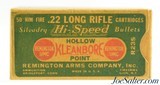 Rare Remington 1931 "Hi-Speed Kleanbore Silvandry" HP 22 LR Ammo - 1 of 7