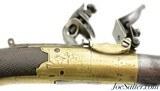 Antique Pair of London Brass Frame Flintlock Turn-Off Pistols - 4 of 15
