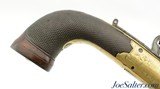 Antique Pair of London Brass Frame Flintlock Turn-Off Pistols - 2 of 15