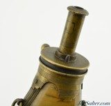 Antique Horn-Bodied Powder Flask - 4 of 8