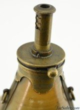 Antique Horn-Bodied Powder Flask - 3 of 8