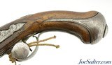 Unusual French Small Bore Flintlock Pistol By Saintonge of Orleans (1760 & 1780) - 6 of 14