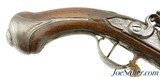 Unusual French Small Bore Flintlock Pistol By Saintonge of Orleans (1760 & 1780) - 2 of 14