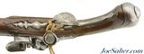 Unusual French Small Bore Flintlock Pistol By Saintonge of Orleans (1760 & 1780) - 13 of 14