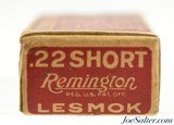 1920's Remington UMC 22 Short Model 12 "Picture" Box Lesmok Ammunition Full - 5 of 7