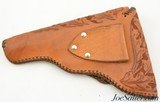Heavily Tooled Leather Holster For Luger Pistol - 3 of 4