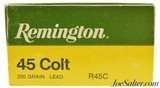 Full Box Remington 45 Long Colt Ammo 250 Grain Lead 50 Rds. - 2 of 4