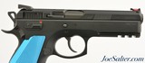 Excellent Blue CZ 75 SP-01 Pistol 9mm Original Box 2-21 Round Mags - 3 of 12