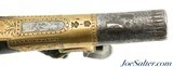 Unmarked British Flintlock Turn-Off Pistol With Brass Frame - 11 of 11