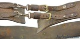 Antique Sheriff Lawman Restraint Leather Belt 1800s - 2 of 7