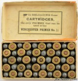 Black Powder 1890's Winchester "Picture" Box 32 Central Fire (32 S&W) Ammo - 7 of 8