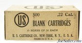 Excellent Scarce Full Brick US Cartridge Co. 22 Short Blank Ammo 500 Rounds - 2 of 4