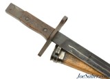 WWII Japanese Type 30 "Last Ditch" Bayonet/Wood Scabbard - 1 of 13