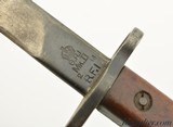 WWII Indian No.1 Mk III Lee Enfield Bayonet 1944 SMLE - 7 of 12