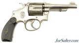 Nickel Finish S&W .38 Military & Police Model of 1905 2nd Change Revolver