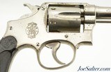 Nickel Finish S&W .38 Military & Police Model of 1905 2nd Change Revolver - 3 of 11